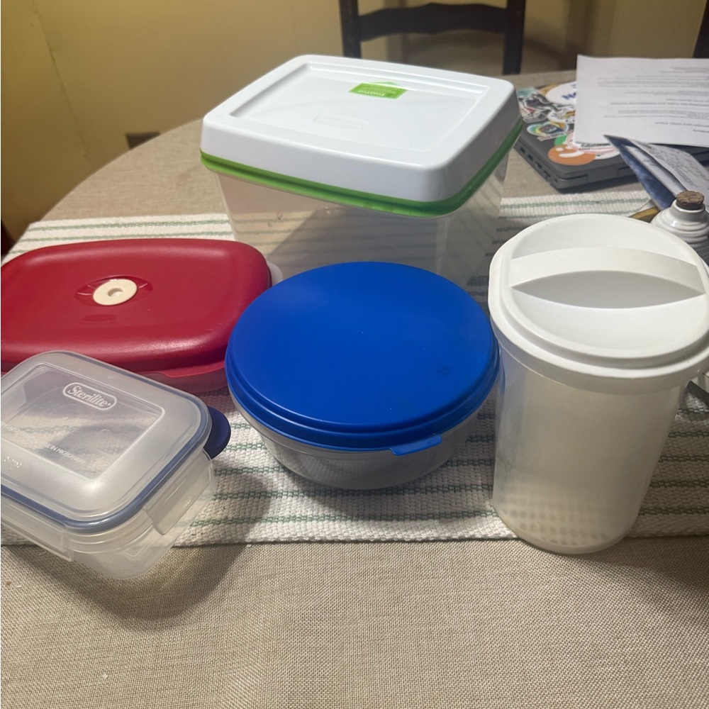 Assorted Food Storage Containers